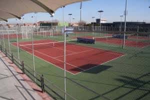 Pistas de tenis al aire libre
