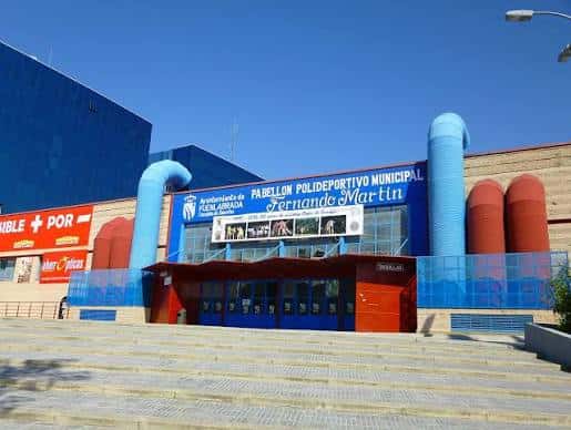 Vista exterior del Pabellón Polideportivo Municipal Fernando Martín en Fuenlabrada