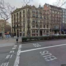 Vista de la intersección entre Gran Via de les Corts Catalanes y Carrer de Casanova