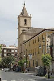 Vista exterior de la Iglesia de San Patricio en Lorca