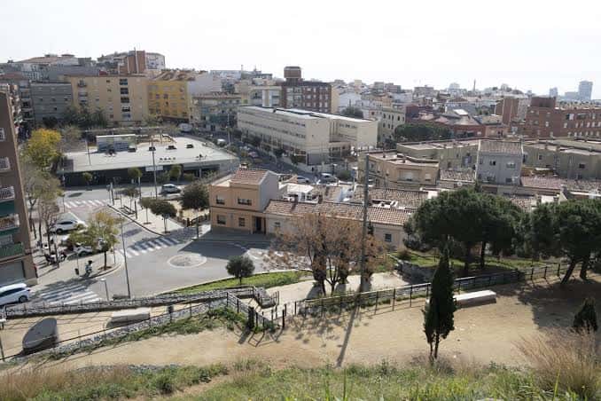 Vista panorámica del barrio de Rocafonda en Mataró