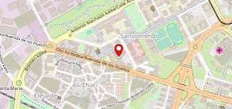 Mapa de ubicación del Bar El Sol en Vitoria