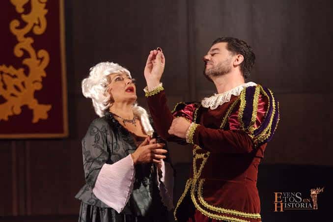Escena de obra teatral en el Auditorio del Cerro de San Cristóbal