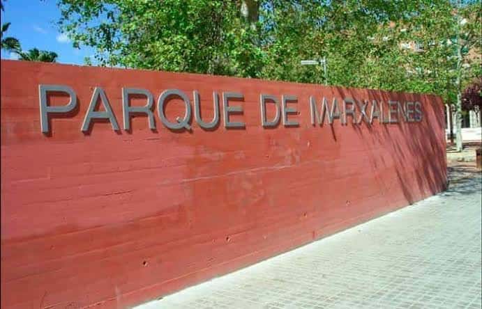 Señalización principal del Parque de Marxalenes