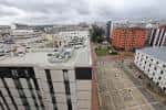 Vista aérea de la Plaza de la Fábrica de Tabacos y sus alrededores urbanos