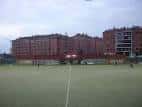 Campo de fútbol 8 de césped artificial en el complejo deportivo La Carisa
