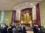 Interior de la Iglesia de San José de Pontevedra durante una celebración