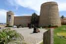 The lighthouse & castle - Picture of Castillo de Santa Ana ...