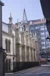 Vista lateral de la Iglesia Castrense de San Andrés desde la calle