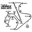 Wall sticker Jerez Circuit - Ángel Nieto | MuralDecal.com
