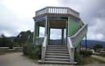 Mirador de Monte Porreiro: Cenador octogonal con escalinata