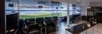Palco VIP del Estadio de Riazor con vistas al campo de fútbol