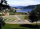 Vista panorámica del anfiteatro y la ría de Vigo desde el parque