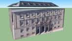 Modelo 3D de la Subdelegación del Gobierno en Ourense