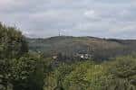 Vista panorámica del Monte Pedroso con vegetación en primer plano