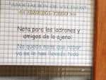 Cartel a la entrada de la asociación vecinal de Santa Lucí… | Flickr