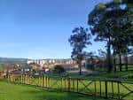 Vista panorámica del barrio de Monte Porreiro desde el mirador
