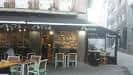 Exterior de un restaurante con terraza en Rúa Alameda