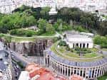 Vista aérea del Palacio de la Ópera y el Parque de Santa Margarita