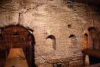 Restos de una estructura romana de ladrillo y piedra