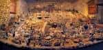 Amplia vista interior del Belén de Arturo Baltar en el espacio expositivo
