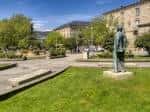 Plaza Obispo Cesáreo: El verde oasis de Ourense