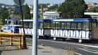 Tren turístico operando en las inmediaciones de la Feria de Muestras