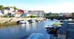 Vista panorámica del río Mandeo y la arquitectura urbana de Betanzos