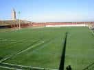 Vista de un campo de fútbol de césped artificial en la Ciudad Deportiva de la Torre