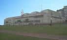Vista exterior del Polideportivo Municipal de Los Rosales en A Coruña