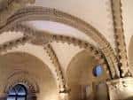 Detalle de las bóvedas góticas del Palacio de Gelmírez