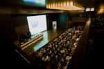 Auditorio de la Sede Afundación Ferrol con público durante un evento