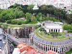 Vista aérea del Palacio de la Ópera y el Parque de Santa Margarita
