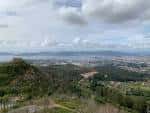 Vista panorámica de la ciudad de Vigo y su ría desde el Mirador do Monte Cepudo