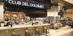 Barra y estanterías del Club del Gourmet