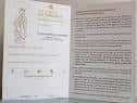 Credencial del Peregrino abierta mostrando sus sellos y contenido