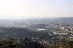 Vista panorámica de Santiago de Compostela desde el Monte do Viso