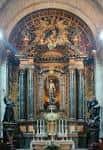 Detalle del retablo mayor de la Iglesia de San Jorge