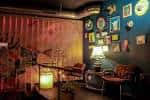 Interior de Sala Kominsky con zona de estar y decoración