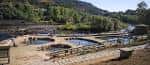 Piscinas termales al aire libre en la zona de Canedo, Ourense