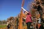 Actividad al aire libre en el Espazo Permacultural Lugar de Reque