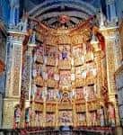 Detalle del retablo mayor de la Catedral de Ourense