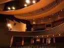 Detalle del techo y balcones del auditorio
