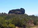 Formación rocosa destacada en la Serra da Martiñá