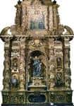 Detalle del Retablo de San Francisco Javier en la Iglesia de la Universidad