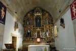 Interior del altar mayor de la Iglesia de San Cristóbal de Candeán