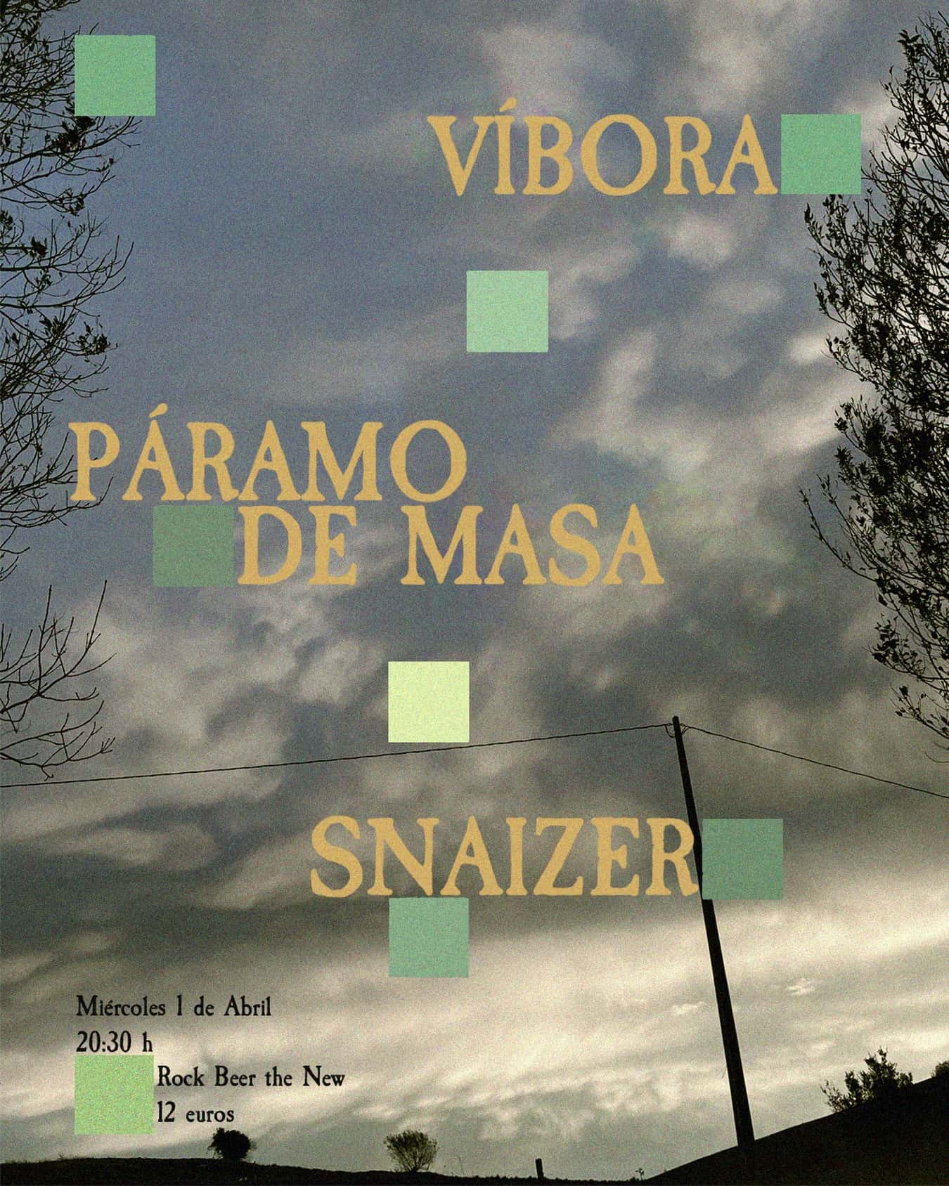 Conciertos de Víbora, Páramo de Masa y Snaizer