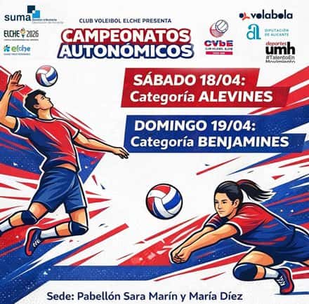 Campeonatos Autonómicos de Voleibol (alevín y benjamín)