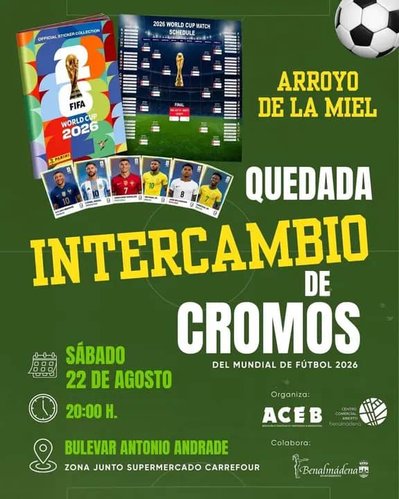Quedada familiar para el intercambio de cromos de colección