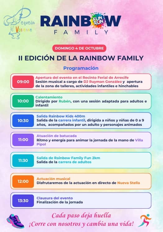 II Carrera Solidaria Rainbow Family